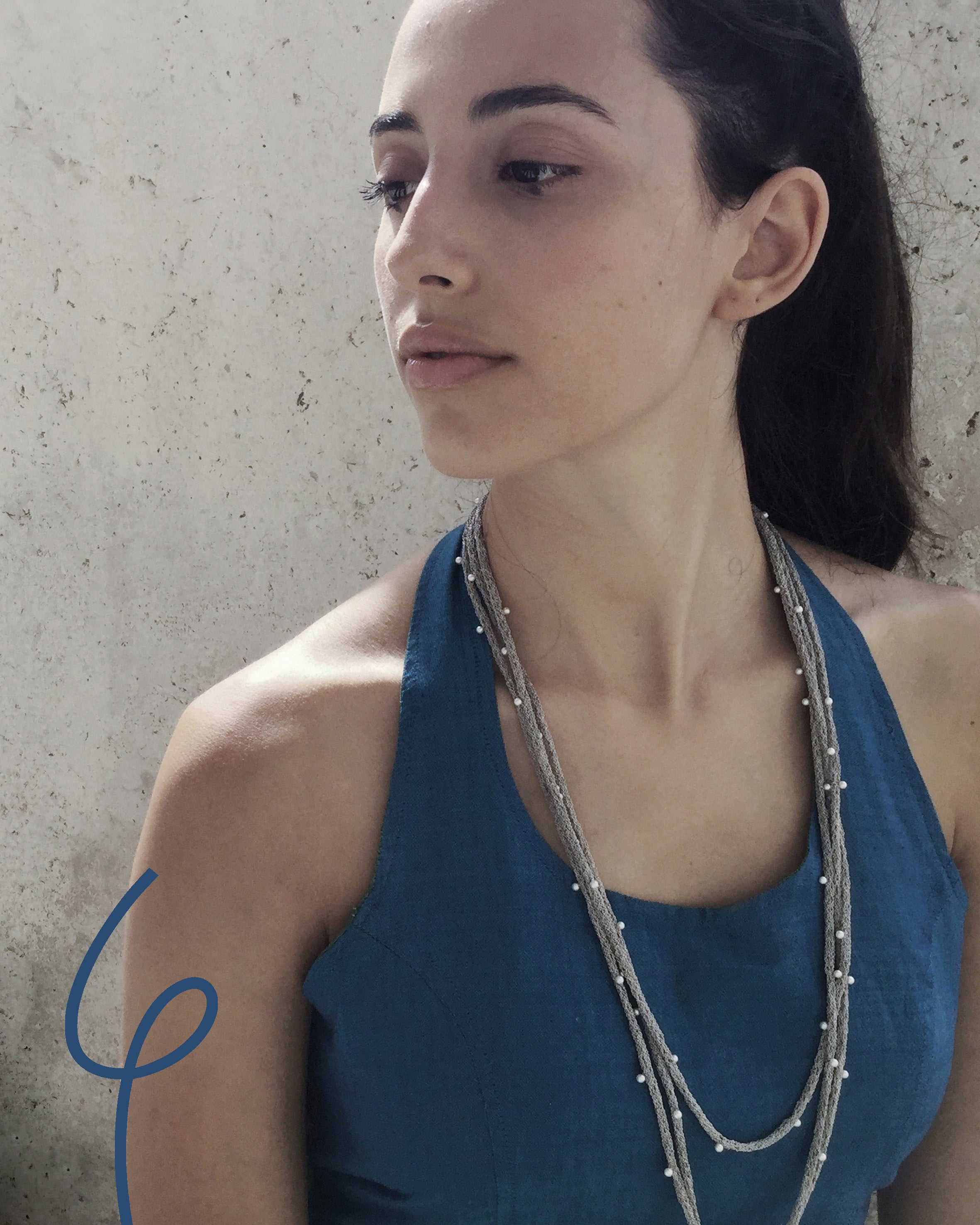Collier en coton